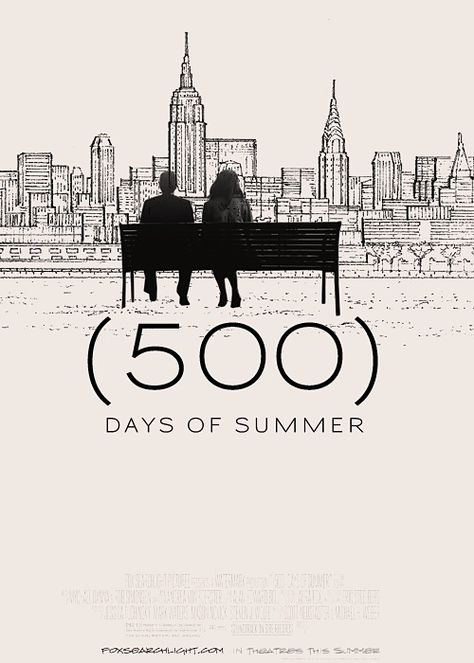 (500) days of summer Series Quotes, 500 Days Of Summer, 500 Days, Summer Poster, Movies Worth Watching, Septième Art, Movie Posters Design, Movie Posters Minimalist, Alternative Movie Posters