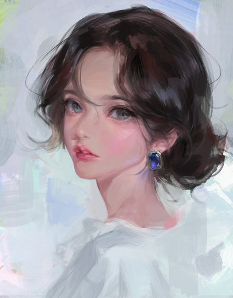 Realism Art, Realistic Art, Ethereal Art, 영감을 주는 캐릭터, Realistic Drawings, Digital Art Girl, Art Reference Photos, Cute Cartoon Wallpapers, Pretty Art