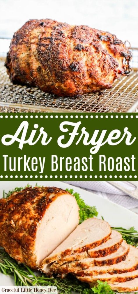 Air Fryer Turkey Breast, Pumpkins Decorating, Air Fryer Turkey, Cooking Turkey Breast, Turkey Tenderloin, Turkey Breast Recipe, Fried Turkey, Roast Turkey Breast, Air Fryer Dinner Recipes