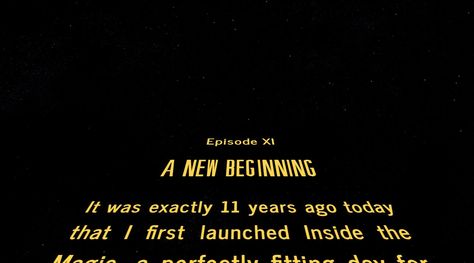 What “Star Wars” fan hasn’t wanted to see their very own intro crawl across the screen in the style of the famous space saga? Star Wars Intro Creator lets Star Wars Intro Text, Star Wars Opening, Star Wars Font, John Williams, May The Fourth, Star Wars Art, Cool Tools, New Beginnings, The Magic