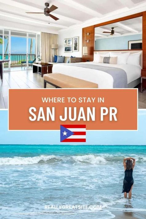 Visiting San Juan Puerto Rico? This post helps you understand where to stay in San Juan based on your budget, vacation goals, and timeline. San Juan Hotels, Dipping Pool, Iceland Travel Guide, Rv Solar, Mexico Travel Guides, Budget Vacation, Vacation Goals, Hotel Amenities, Ocean Park