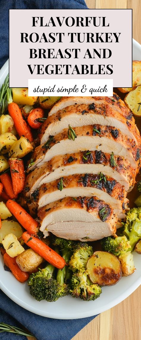 Image for Flavorful Roast Turkey Breast and Vegetables Slow Cooker Whole Turkey, Healthy Roast, Best Grilled Vegetables, Clematis Varieties, Cajun Spice Mix, Juicy Turkey, Whole Turkey, Roast Turkey Breast, Roast Turkey