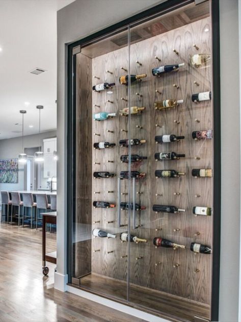 Explore our products. Choose the best option for your style. Display your wine as art with Kessick's help. Wine Display Design, Wine Storage Kitchen, Wine Cellar Closet, Wine Cellar Modern, Wine Wall Display, Wine Cellar Wall, Wine Storage Wall, Wine Room Design, Glass Wine Cellar