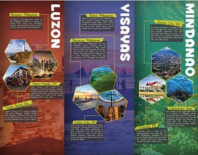 Travel Brochure In Mindanao, Mindanao Travel Brochure Tagalog, Mindanao Travel Brochure, Kids Brochures, Travel Brochure Design, Tourism Design, Presentation Ideas For School, Brochure Design Layouts, Mouse Images