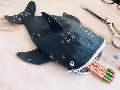 Twinkle Scattered Stars Whale Shark Pencil Case, Shark Pencil Pouch, Zipper Pencil Case, Shark Gift, Keychain Coin Pouch - Etsy Whale Shark Bag, Shark Pencil Case, Whale Keychain, Largest Whale, Zipper Pencil Case, Shark Gifts, Baby Whale, Wallet Pattern, Whale Shark