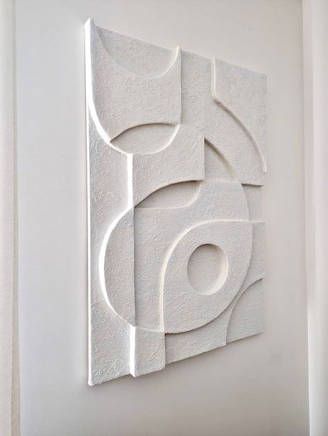 How To Make 3d Wall Art, 3d Plaster Art, Abstract Art 3d, 3d Wall Art Sculpture, Sculpture Plaster, 3d Abstract Art, Plaster Painting, 3d Wall Sculpture, Cuadros Diy