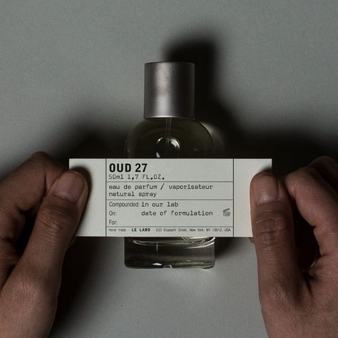 OUD 27 | Le Labo Fragrances Niche Perfume, Light My Fire, Edgar Degas, Label Templates, Signature Scent, Perfume Oils, Home Fragrance, Fragrances Perfume, Matcha