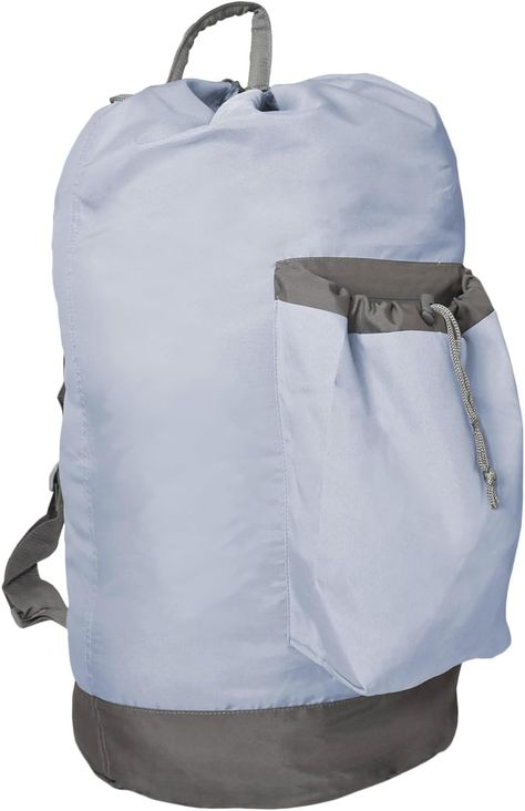 Amazon.com: Laundry Bag Backpack for College, Large Laundry Bag with Detergent Holder and Adjustable Shoulder Straps, Durable Clothes Travel Laundry Backpack Hamper Bag Dorm Room Essentials (Khaki w Brown) : Home & Kitchen Laundry Travel Bag, Laundry Backpack, Detergent Holder, Grey Laundry, Dorm Laundry, Move In Day, Backpack For College, College Ready, Kid Laundry