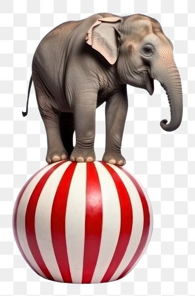 Circus Images, Circus Ball, Elephant Circus, Elephant Cartoon, Photo Cutout, Circus Circus, Png Stickers, Cartoon Elephant, Elephant Trunk