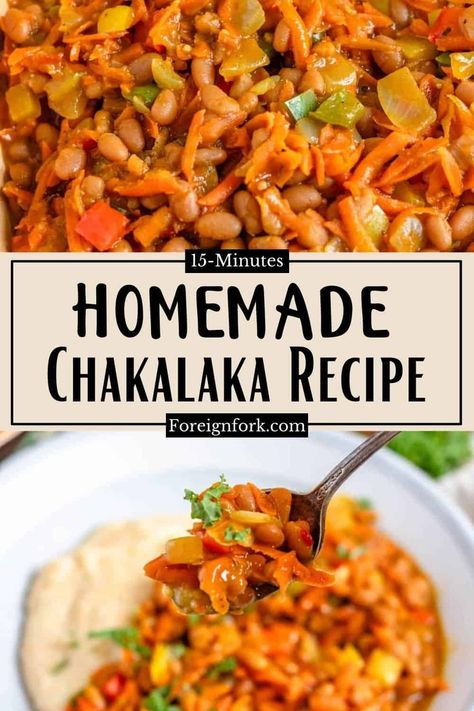 Chakalaka from Lesotho and South Africa is a savory relish or side dish filled with vegetables and beans. Take your taste buds on an adventure with this delicious dish! Lesotho Recipes, South African Chakalaka Recipe, Chakalaka Recipe South Africa, Chakalaka Recipe, South Africa Food, Black Bean Recipes, Africa Food, African Recipes, Homemade Recipe