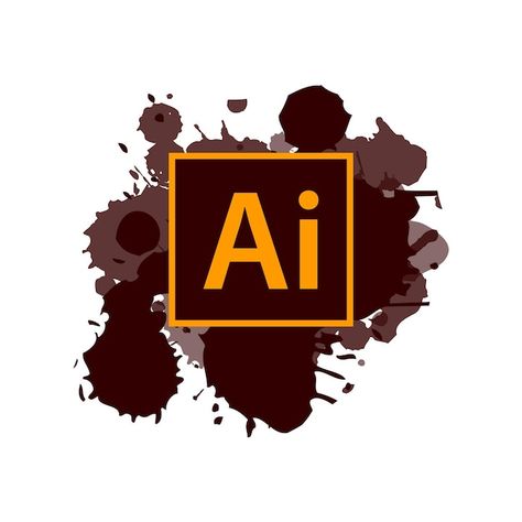 Adobe illustrator icon ai icon with colo... | Premium Vector #Freepik #vector #adobe #white-background #logo-design #adobe-illustrator Adobe Illustrator Icon, Adobe Illustrator Logo, White Bg, Drawing Programs, Business Letter, Pc Windows, Digital Library, Paper Crafts Diy, The Professional