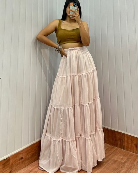 Long Skirts🎀 Shop via Link in bio Hot Pink Maxi Skirt Outfit, Pink Maxi Skirt Outfit, Pink Skirt Long, Affordable Clothing Online, Long Skirt And Top, Spring Skirt Outfits, Spring Skirt, Pink Maxi Skirt, Happy Birthday Template