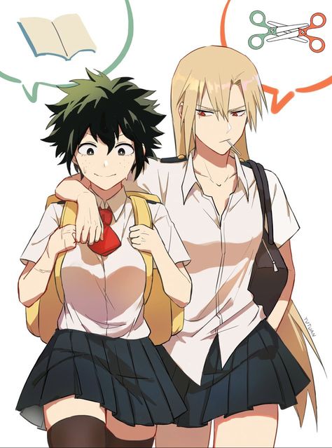 My Hero Academia Genderbend, Deku X Kacchan, My Hero Academia 2, Boku No Hero Academia Funny, My Hero Academia Episodes, Hand Art Drawing, Anime Oc, Hero Academia Characters, My Hero Academia Manga