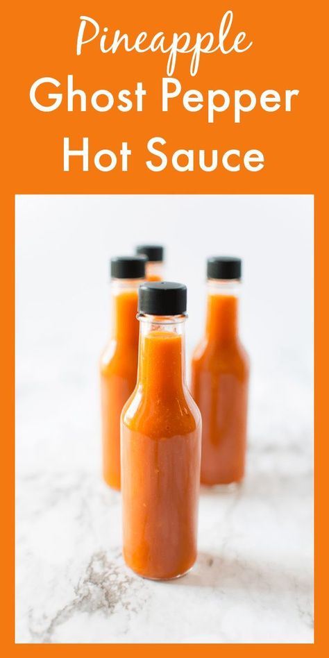 Ghost Pepper Hot Sauce Recipe, Pepper Ideas, Fruit Preservation, Ghost Pepper Sauce, Habanero Recipes, Ghost Pepper Hot Sauce, Hot Pepper Recipes, Pepper Sauce Recipe, Homemade Hot Sauce