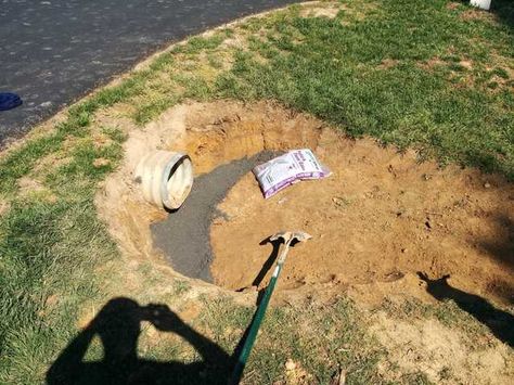 Driveway Culvert Landscaping, Culvert Landscaping Ideas, Culverts Ideas, Driveway Culvert, Landscaping Driveway, Driveway Drain, Retaining Wall Ideas, Driveway Entrance Landscaping, Drainage Ditch