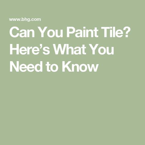 Can You Paint Ceramic Tile, Paint Wall Tiles Bathroom, Painting Wall Tile, Painting Tiles In A Bathroom, How To Paint Tile, How To Paint Tiles, Paint Ceramic Tile, Can You Paint Tile, Painting Tile Backsplash