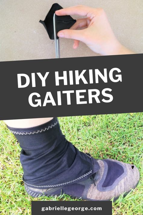 Diy Gaiters, How To Make Boots, Te Araroa, Hiking Gaiters, Trail Ideas, Camping Gear Diy, Kayak Camping, Op Shop, Hiking Tips