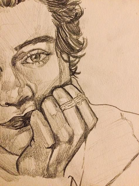 Pencil Sketches Reference, Harry Styles Sketch Pencil, Harry Styles Drawing Sketches Easy, Harry Styles Drawings Easy, Easy Harry Styles Drawing, Harry Styles Related Drawings, One Direction Drawings Sketches, How To Draw Harry Styles, Harry Styles Inspired Drawings