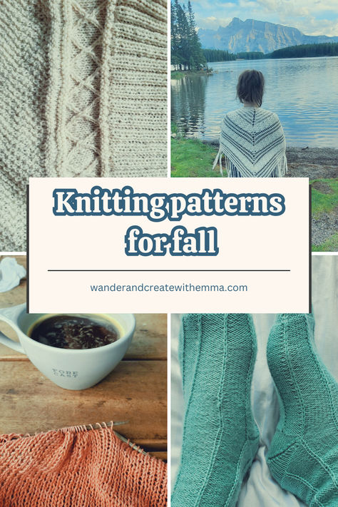 Looking for some new knitting projects for the change in season? I recently shared what projects I have my eye on - from sweaters to blankets, I have a few ideas for you. #knitting #fallknittng #fabriccrafts #sweater Fall Knitting Patterns, Fall Knitting, Please And Thank You, Pattern Ideas, Moving On, The Change, Getting Cozy, Knitting Needles, Knitting Projects