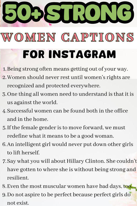 Here are some of the best women captions for Instagram. There is a combination of boss women quotes, boss lady captions, women empowerment captions, and women quotes for Instagram. Women Captions For Instagram, Boss Lady Captions, Quotes On Women Empowerment, Quotes On Women, Quotes Boss Lady, Motivational Women, Motivational Quotes For Women, Kid Projects, Women Empowerment Quotes