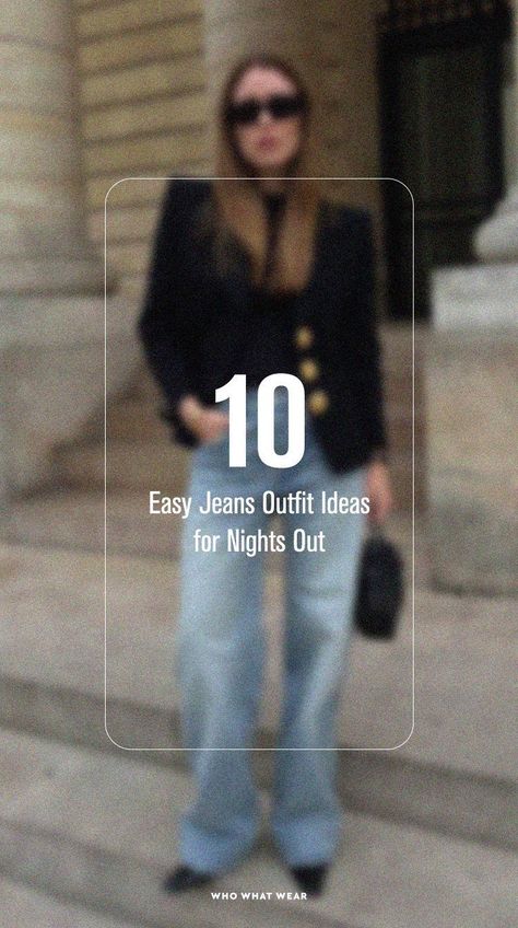 10 Easy Jeans Outfit Ideas for Nights Out Check more at https://creativeideas.modstoapk.com/10-easy-jeans-outfit-ideas-for-nights-out/ Casual Party Outfit Winter Jeans, Dinner Jeans Outfit Winter, Casual Friday Night Outfit Winter, Jeans Outfit Party Night, Casual Night Out Outfit Winter Jeans, Pub Dinner Outfit, Dressing Up Jeans For Night Out, Casual Girls Night Out Outfit Ideas, How To Dress Up Jeans For A Night Out