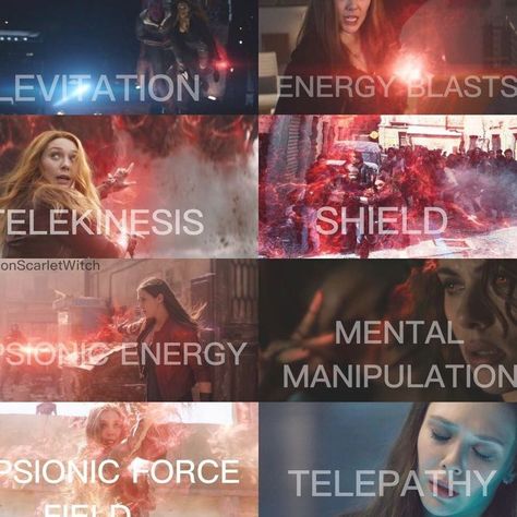 Scarlet Witch Official on Instagram: “Powers & Abilities! ❤️ . #Marvel #MCU #ScarletWitch #AvengersInfinityWar #lol #yes #lolz #WandaMaximoff #Vision #Awesome #Loved #Beautiful…” Marvel Ghost Rider, Marvel Ghost, Witch Powers, Avengers Quotes, Avengers Pictures, Mike Deodato, Wanda Vision, Elizabeth Olsen Scarlet Witch, Scarlet Witch Marvel