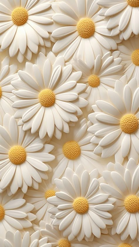 Daisy bas reliefsmall pattern oil paint wallpaper flower petal. | premium image by rawpixel.com / Ake Cute Yellow Wallpaper Iphone, Flower Texture Pattern, Oil Paint Wallpaper, Gold Iphone Wallpaper, Daisy Flower Art, Daisy Logo, Wallpaper Template, Paint Wallpaper, Gold Wallpaper Iphone