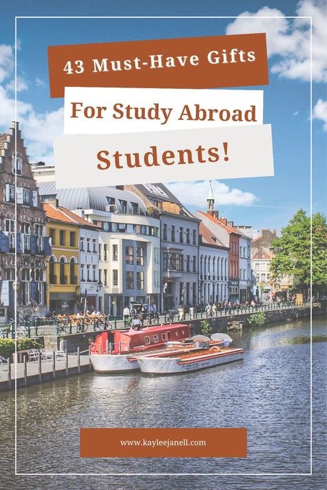 Embark on a gift-giving adventure with my curated list of the 43 best study abroad gifts for students! 🌍✈ Whether they're gearing up for a semester abroad or already soaking in the cultural vibes, these thoughtful and practical presents are sure to enhance their overseas experience. From travel essentials to study aids, this guide has you covered. Elevate your gift game and make their journey unforgettable! Study Abroad Care Package, Semester Abroad Packing List, Study Abroad Checklist, Study Abroad Essentials, Study Abroad Tips, Study Abroad Packing List, Studying Abroad Tips, Study Abroad Packing, Study Abroad Gifts