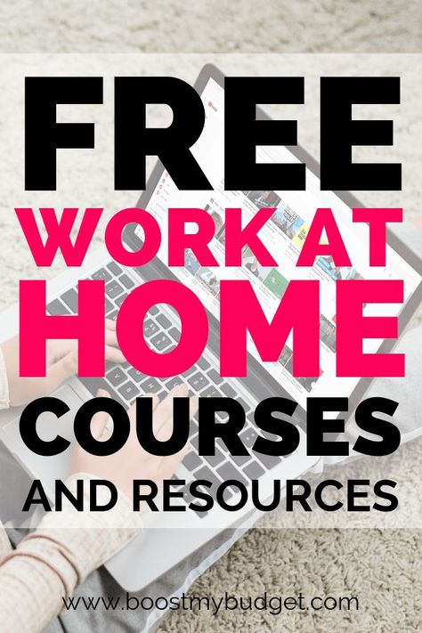 Free work at home training courses... if you want a work from home job in 2019, find ideas on this awesome list! Free Online Education, Free Online Learning, Home Training, Importance Of Time Management, Best Home Business, Legitimate Work From Home, Online Degree, Learning Websites, Work From Home Tips