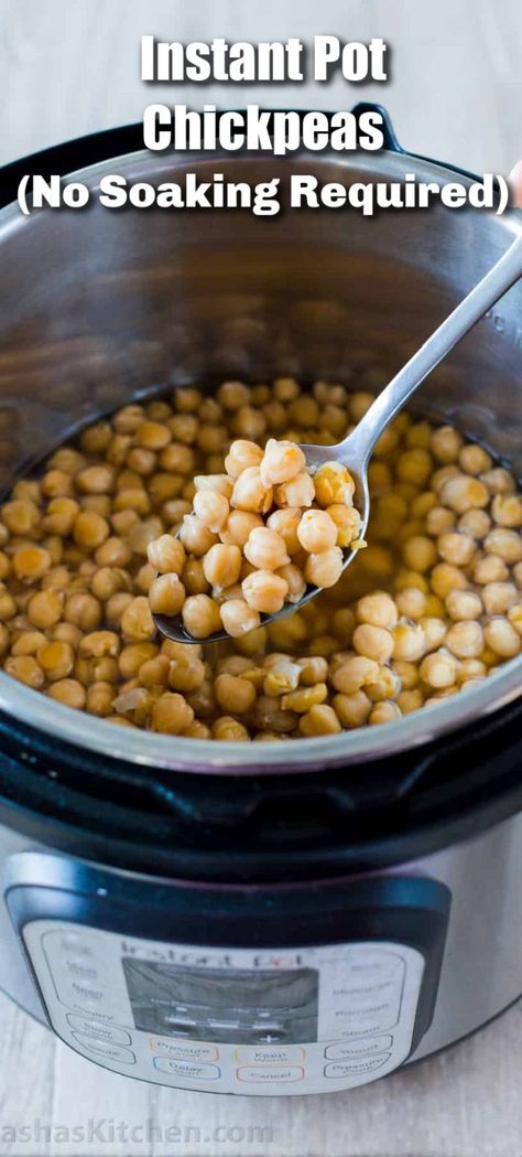 Cooking chickpeas in the instant pot is faster than stovetop and you don’t have to soak them overnight. Homecooked chickpeas are less expensive and taste so much better than canned. Now you can enjoy chickpeas in your favorite Chickpea Salad or homemade Hummus without needing to plan a day ahead. Chickpeas In Instant Pot, Instant Pot Chickpeas, Cook Chickpeas, Vegan Bean Recipes, Cooking Garbanzo Beans, Christian Articles, Crock Pots, Dry Chickpeas, How To Cook Beans