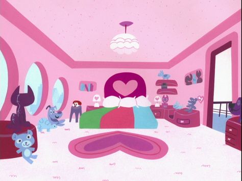 PPG Powerpuff House, Cartoons Background, Cartoon Room, Powerpuff Girls Movie, Zoom Wallpaper, 90s Cartoon Characters, Rock Argentino, House Cartoon, Zoom Background