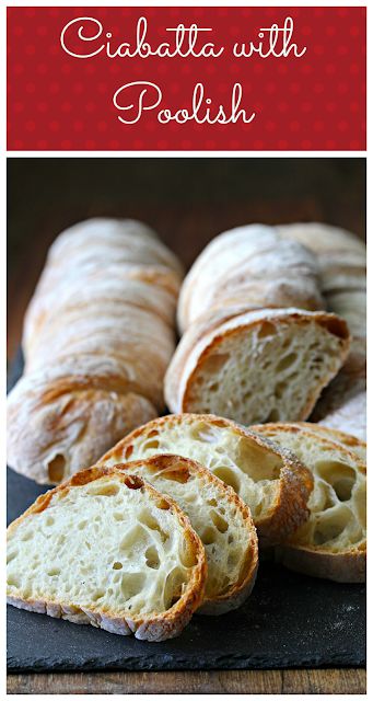 Poolish Bread, Italian Breads, Amazing Sandwiches, Homemade Ciabatta, Homemade Ciabatta Bread, Ciabatta Bread Recipe, Yeast Recipes, Oven Bread, Dutch Oven Bread