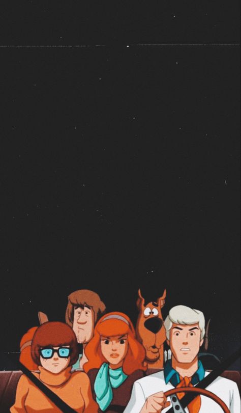 Scooby Doo Lockscreen Aesthetic, Scooby Doo Fall Wallpaper, Scooby Doo Wallpaper Aesthetic Vintage, Spooky Cover Photo, Spooky Fall Wallpaper Iphone, 90s Halloween Aesthetic Wallpaper, Hollowen Wallpapers Iphone, Treehouse Of Horror Wallpaper, Scooby Doo Lockscreen