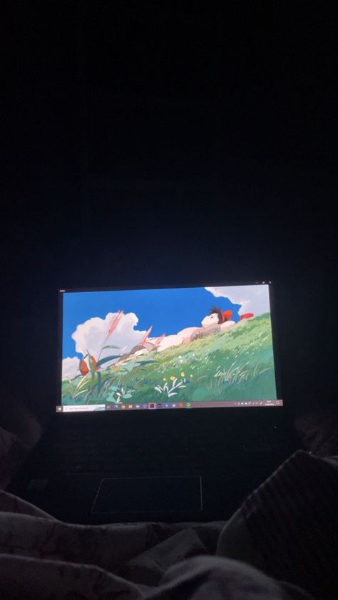 Late Night Movie Aesthetic, Studio Ghibli Movie Night, Chill Night Vibes, Late Night Movie, Kikis Delivery Service, Late Night Movies, Night Movie, Studio Ghibli Movies, I Love My Friends