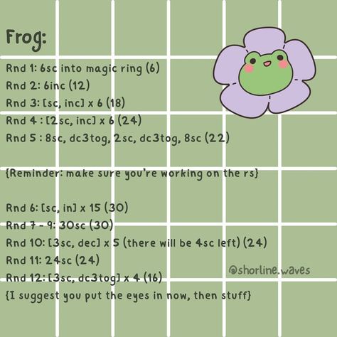 ✨FREE FROGGIE AND BUCKET HAT PATTERN✨ Presenting my very first amigurumi pattern and, it’s free! Use this pattern to create your very own frog and customize them with a cute little hat! Terms of Use: Please do not pass this pattern off as your own. We as a creative community should respect the time and work it goes into making creative works. Do not copy this pattern or repost without permission. Do not resell this pattern (one, it’s free and two, it’s another form of plagiarism) In terms ... Frog Bucket Hat Crochet Pattern Free, Crochet Frog Hat Pattern Free, Bucket Hat Pattern, Hat Patterns Free, Crochet Frog, Crochet Design Pattern, Crochet Hats Free Pattern, Crochet Hat Pattern, Creative Words