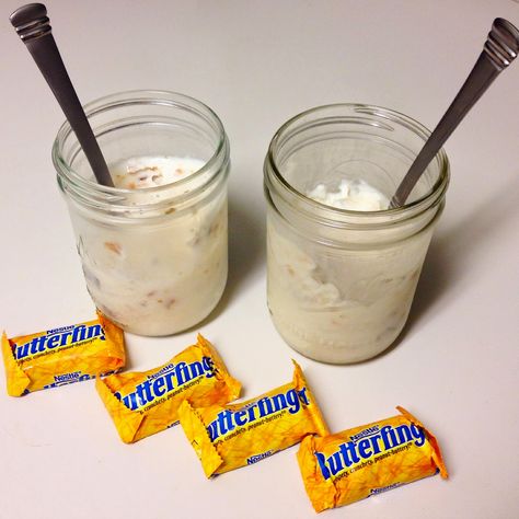 Polka-Dotty Place: DIY Butterfinger Blizzards Butterfinger Blizzard Recipe, Diy Butterfinger, Blizzard Recipe, Delish Desserts, Up Date, Ninja Creami, Ice Cream Treats, Cat Recipes, Copycat Recipes