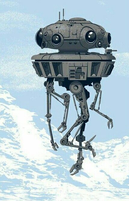 Probe Droid Probe Droid, Star Wars Vehicles, Star Wars Droids, Star Wars Empire, Star Wars Tattoo, Star Wars Rpg, Star Wars Film, Galactic Empire, Star Wars Artwork