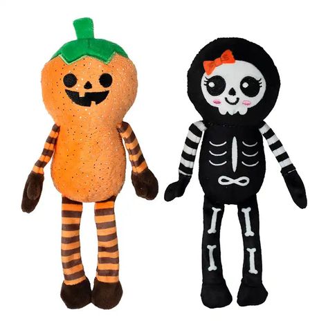 'Oh My Gourd' 2 Piece Small Dog Toy Set | MiAmore Pets Double Double Toil And Trouble, Oh My Gourd, Small Dog Toys, Toil And Trouble, Crinkle Paper, Cats For Sale, Catnip Toys, Halloween Magic, Modern Dog