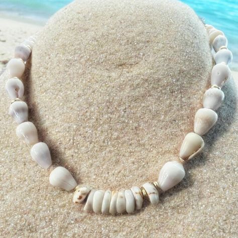 Cone Shell, Puka Shell Necklace, Puka Shell, Jewelry Lookbook, Shell Necklace, Shell Necklaces, Gold Filled, The Sea, Shells