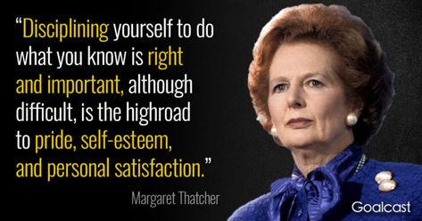 Margaret Thatcher Quotes, Quotes On Leadership, Iron Lady, The Iron Lady, Discipline Quotes, Margaret Thatcher, Celebration Quotes, Ronald Reagan, Quotes By Famous People