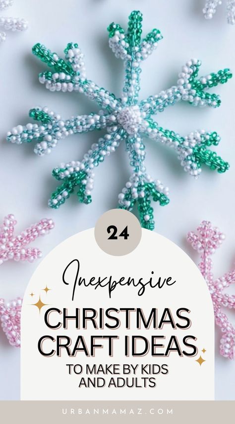 Looking for inexpensive Christmas craft ideas to make? Check out this ultimate list of 24 DIY Christmas craft ideas on a budget. Christmas Craft Ideas To Make, Diy Christmas Craft Ideas, Inexpensive Christmas, Best Christmas Recipes, Christmas Craft Ideas, Christmas Crafts Diy, Christmas Recipes, Christmas Craft, All Things Christmas