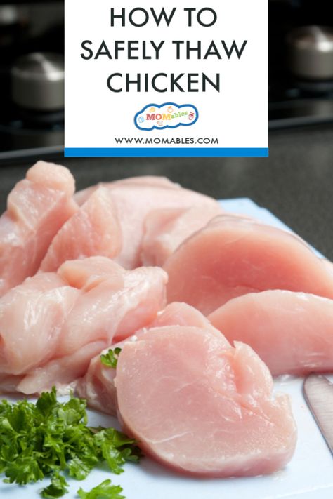 Defrost Chicken Quickly, How To Defrost Chicken, Thawing Chicken, Thaw Chicken Breast, Defrost Chicken, Homemade Chicken Nuggets, Easy Chicken And Rice, Cooking Frozen Chicken, Chicken Tonight