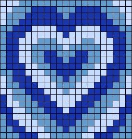 Blue Pixel Art, Square Drawing, Modele Pixel Art, Iphone Dynamic Wallpaper, Easy Pixel Art, Pixel Art Templates, Pixel Drawing, Pixel Crochet, Pix Art