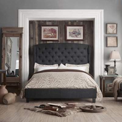 Bed Backside Design, Fabric Upholstered Bed, Murphy Bed Ikea, Murphy Bed Plans, Upholstery Bed, Creative Bedroom, Upholstered Panel Bed, Standard Bed, Wood Platform Bed