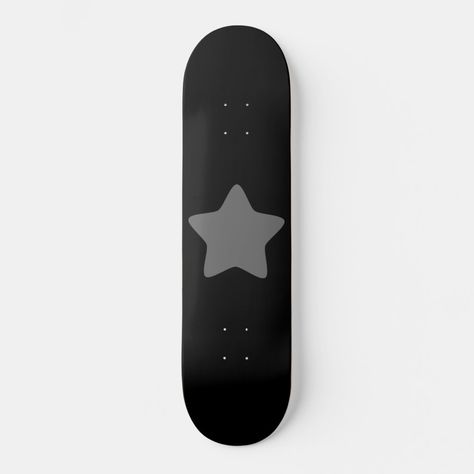 Star Skateboard Design, Skateboard Back Design, Cool Skateboards Designs, Skate Board Designs, Skateboard Decks Design, Cool Skateboard Decks, Star Skateboard, Cute Skateboards, Skateboards Design