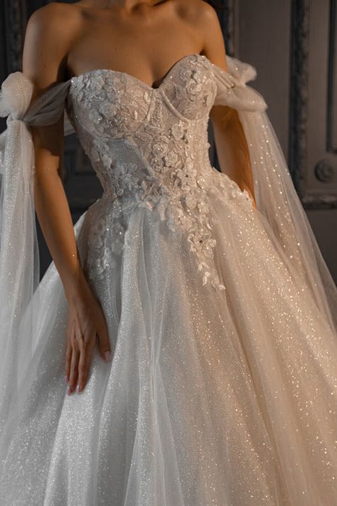 Wedding Dresses & Bridal Gowns | Find The Perfect Dress Here – Olivia Bottega Sparkling Wedding Dresses, Floral Wedding Dress With Sleeves, Wedding Dress With Bows, 2025 Inspiration, Gosfield Hall, Boho Bride Dress, Olivia Bottega, Floral Lace Wedding Dress, Fluffy Dress