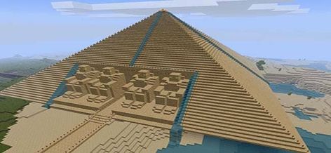 34 Cool Things to Build in Minecraft When You're Bored - EnderChest Minecraft Pyramid, Builds In Minecraft, Moschino 2021, Things To Build In Minecraft, Build In Minecraft, Stargate Ships, Things To Build, Survival Minecraft, Build Minecraft