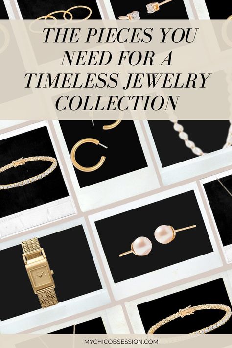 How To Style Your Jewelry, Classic Jewelry Staples, Jewelry Staple Pieces, Jewelry For Work, Jewelry Every Woman Should Own, My Jewelry Collection, How To Build A Jewelry Collection, Minimalist Jewelry Collection, Investment Jewelry Pieces