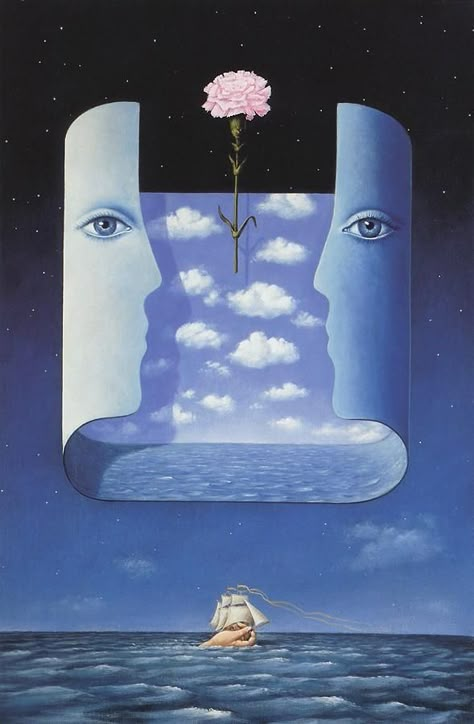 Rafel Olbinski_6_589_900 Rafal Olbinski, Rene Magritte, Surrealism Painting, Arte Inspo, Arte Fantasy, 판타지 아트, Wassily Kandinsky, Art Movement, Surreal Art