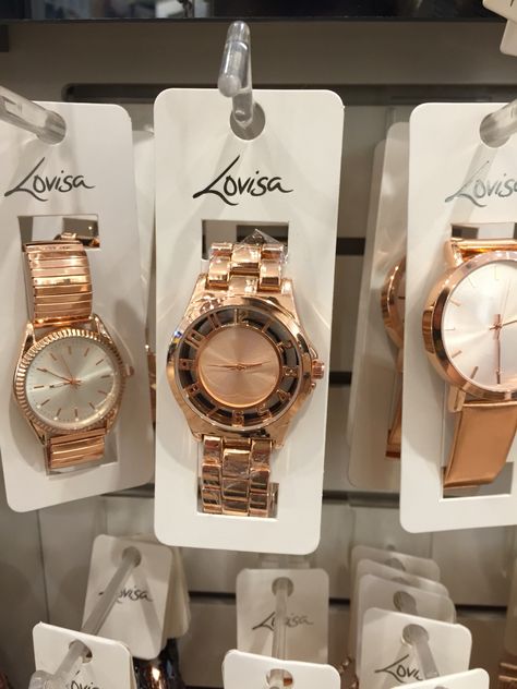 Lovisa rose gold watch $35 Rose Gold Watch Outfit, Lovisa Earrings, Pandora Watch, Lovisa Jewellery, Fancy Watches, Watches Women Leather, Watches Women, Ankle Chain, Rose Gold Watches